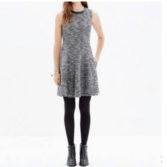 Madewell | Anywhere Tweed Dress Size 6 - Picture 2 of 13